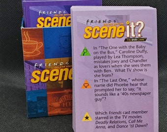 Friends Deluxe Edition Scene It Trivia CARDS ONLY 200 Cards