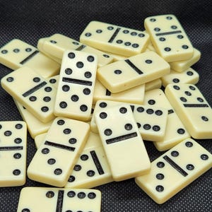 Upcycled Domino Magnets