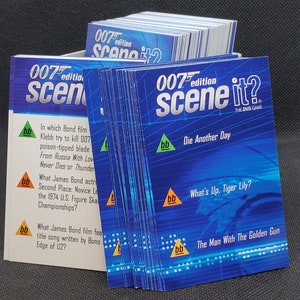 Scene It 007 Edition CARDS ONLY Trivia Cards
