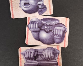 Upcycled Legends of the Hidden Temple Final Statue Magnets Set of 3