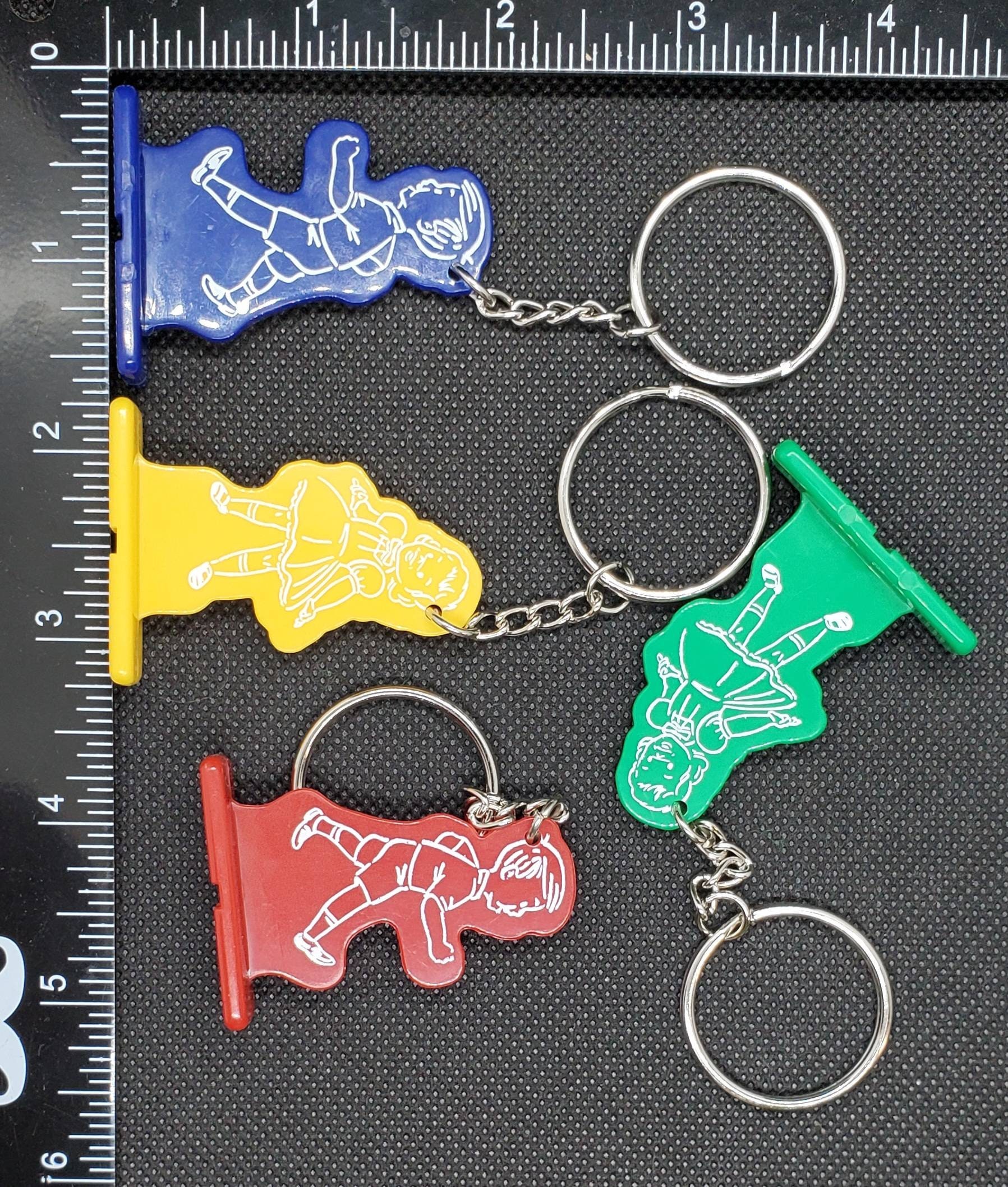 Upcycled Retro Chutes and Ladders Keychain Game Token Keychain Etsy
