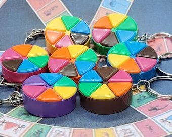 Pezzi Di Ricambio Per Trivial Pursuit - Fette, Spicchi E Dado - Hasbro - Usati