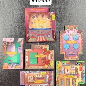 B-Grade Upcycled Simpsons Clue Gameboard Coaster Set of 6