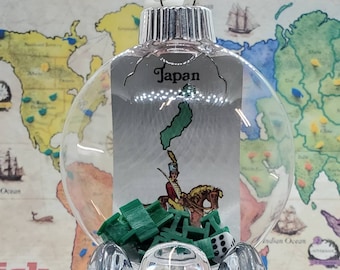 Upcycled Risk Game Piece Ornament 80mm CUSTOMIZABLE Pick A Territory