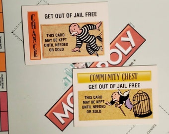Get Out Of Jail Free Etsy Get Out Of Jail Free Etsy
