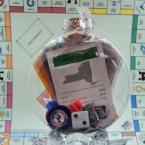 Monopoly House Divided Political Edition Upcycled Ornament CUSTOMIZABLE (Hook Optional) Read Item Description