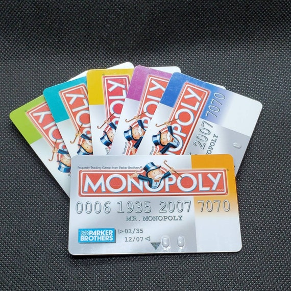de tarjeta crédito de banca electrónica Monopoly Etsy México