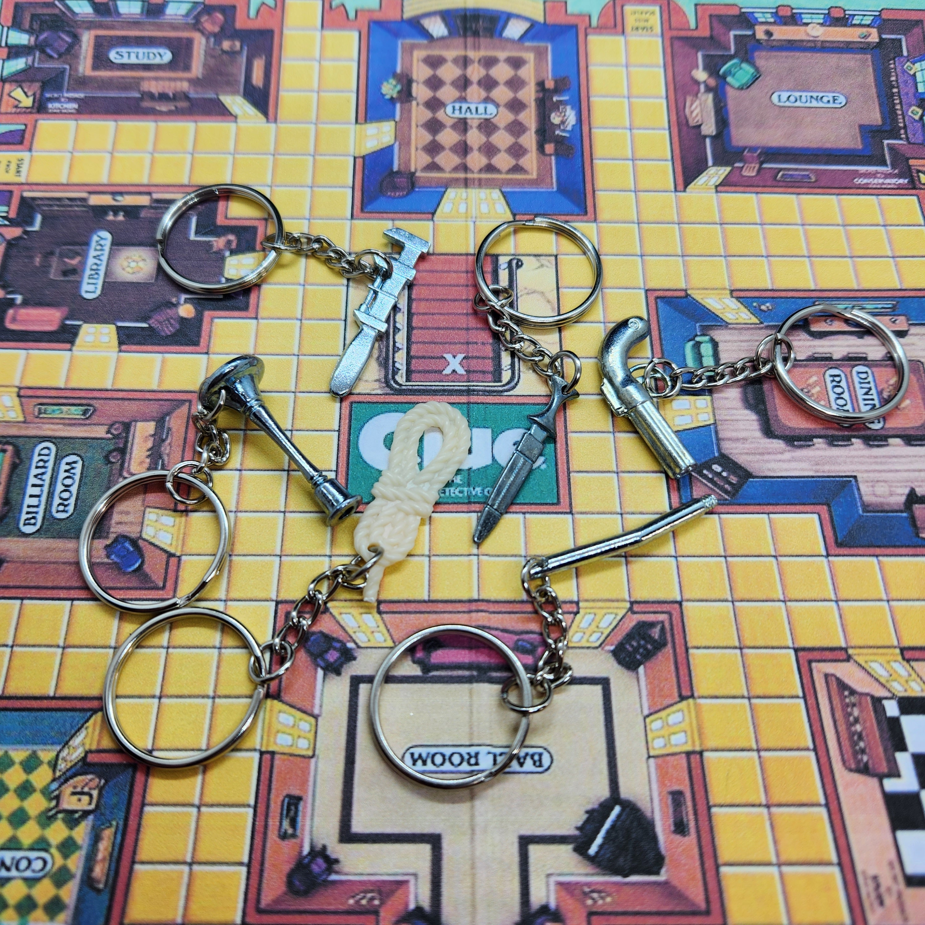 Clue Game Keychain