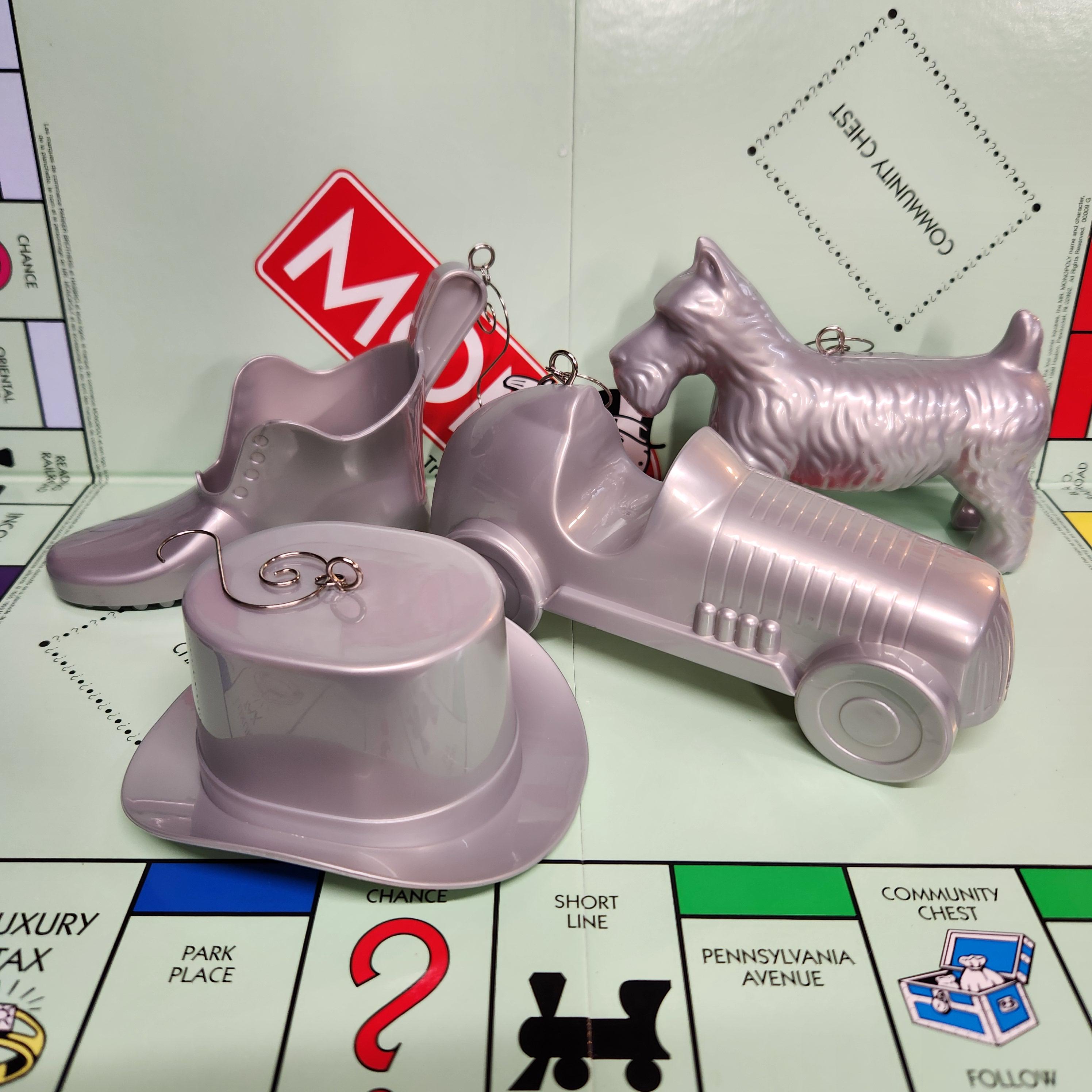 Upcycled GIANT Edition Monopoly Plastic Token Game Toy Ornament