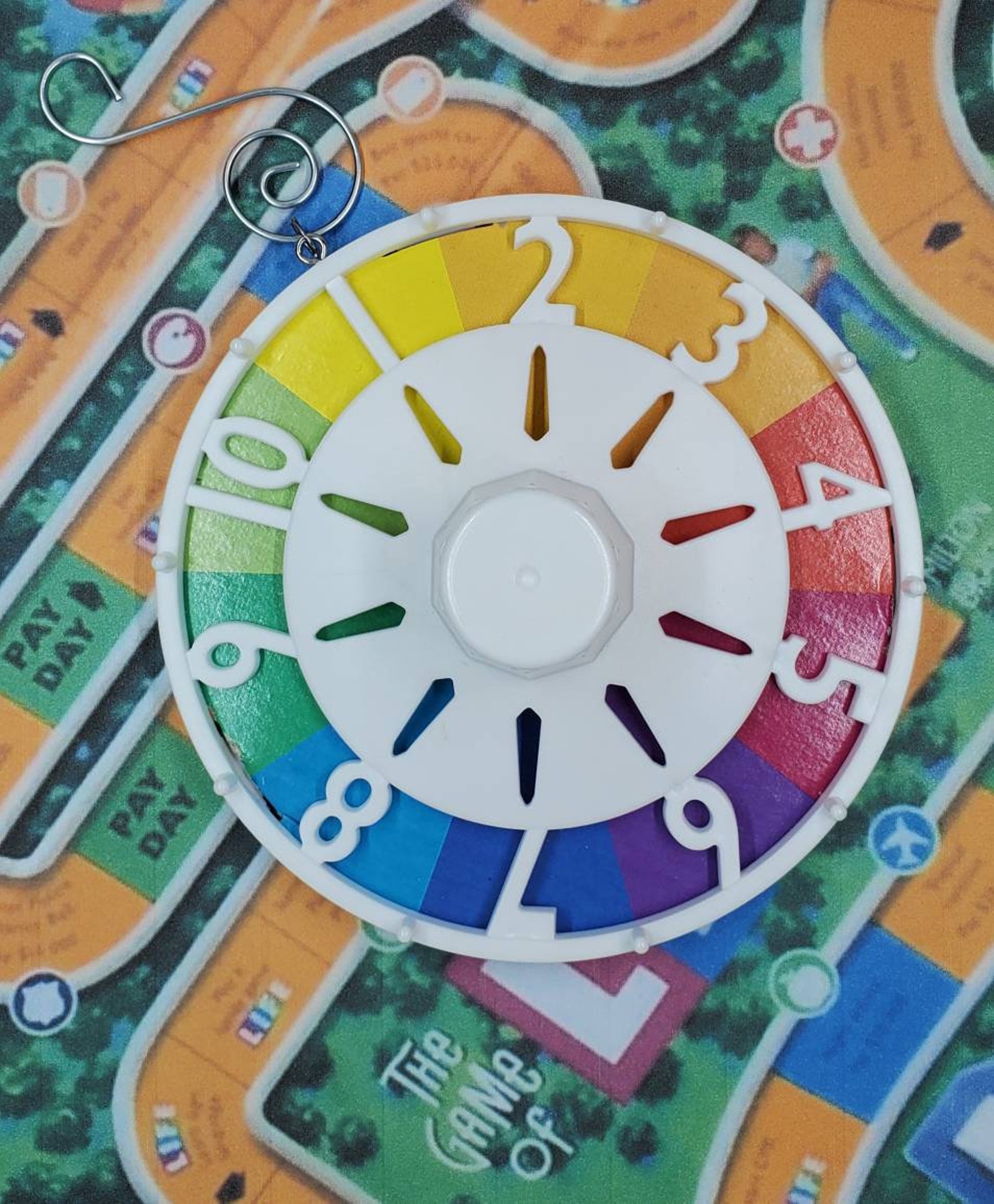 Upcycled Game Of Life Spinner Ornament 2 Styles Etsy