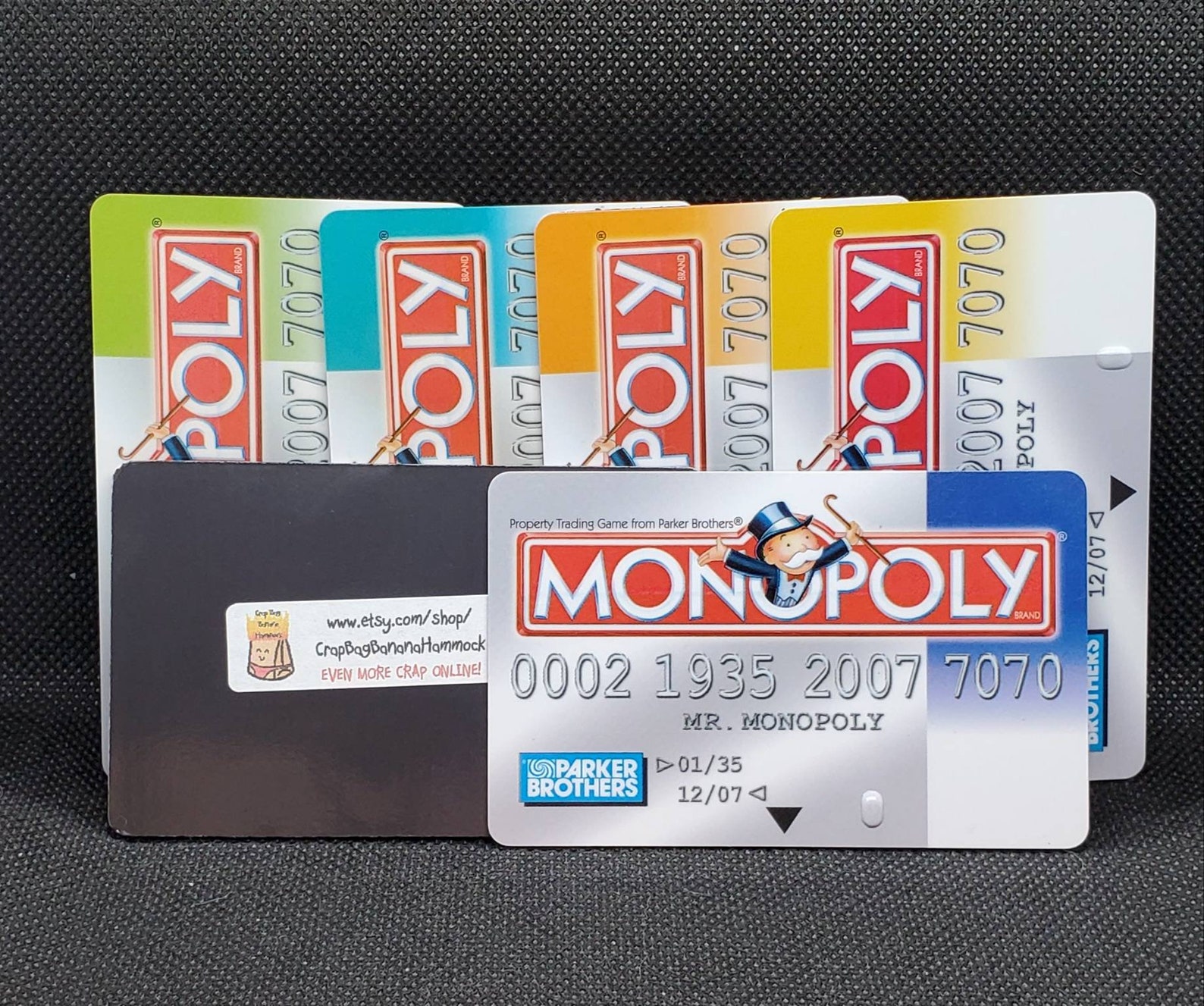 Upcycled Monopoly Electronic Banking Credit Card Etsy
