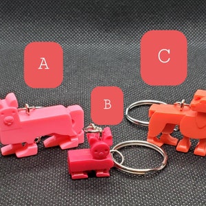 Upcycled Dog Pile Game Keychain Different Sizes Different Breeds - Etsy
