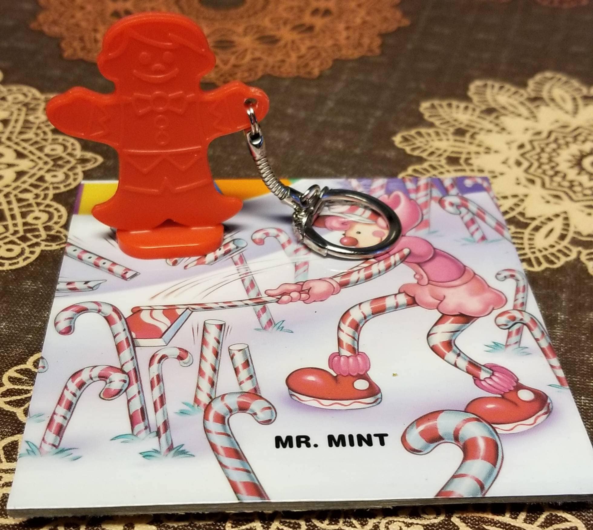 Candyland Gingerbread Keychain Game Token Keychain Etsy