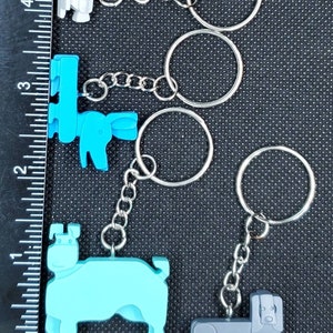 Upcycled Dog Pile Game Keychain Different Sizes Different Breeds - Etsy
