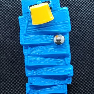 Upcycled Mouse Trap Stairs Game Ornament