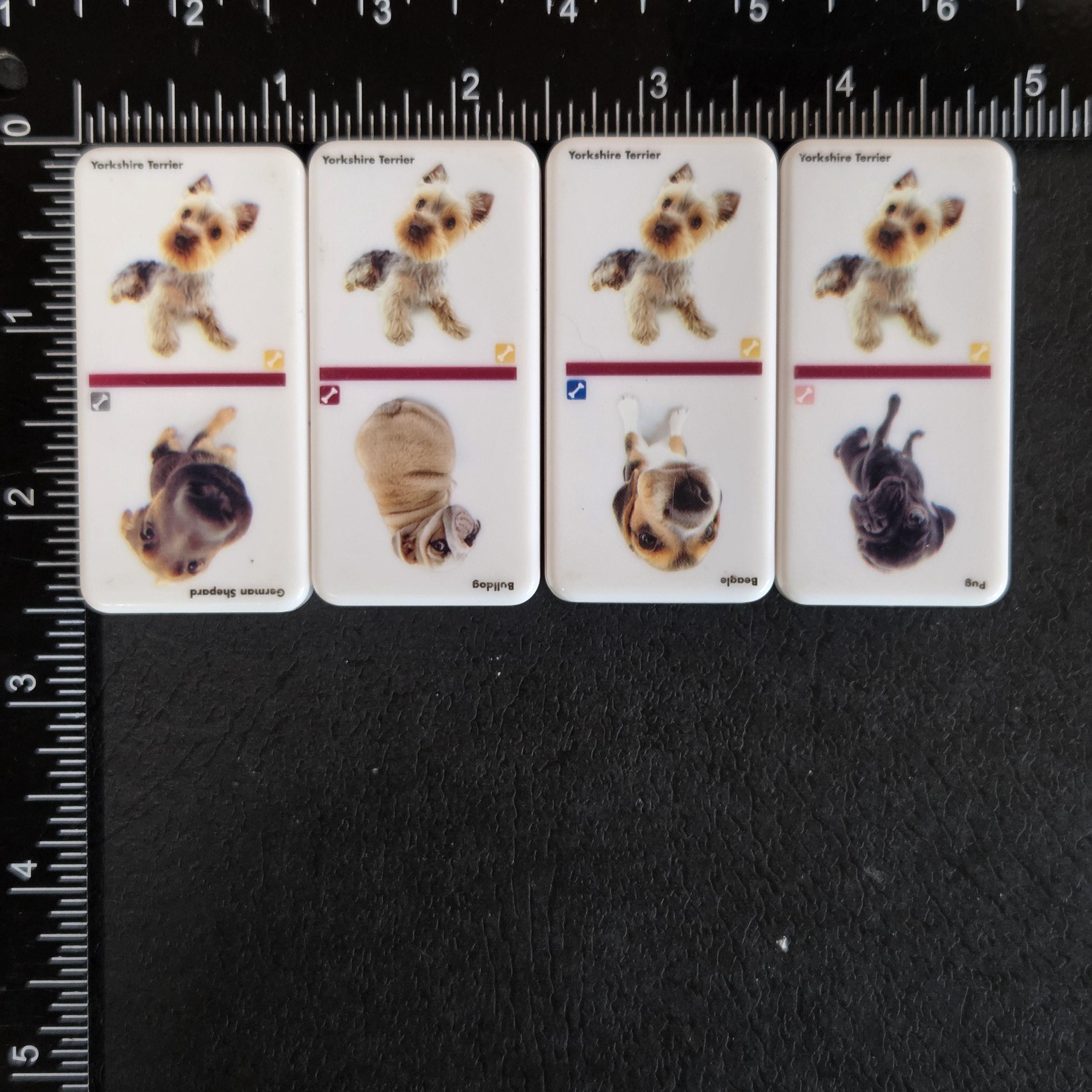 Upcycled Dog Breed Domino Keychain Dominoes Game Piece Accessory - Etsy