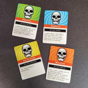 Aimant recyclé Oregon Trail : Vous êtes mort de dysenterie, typhoïde, choléra, rougeole