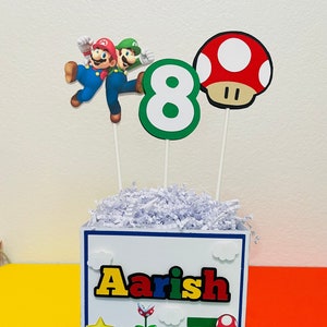 Mario Bros Centerpiece - Etsy