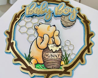 Classic Winnie the Pooh Cake Topper 