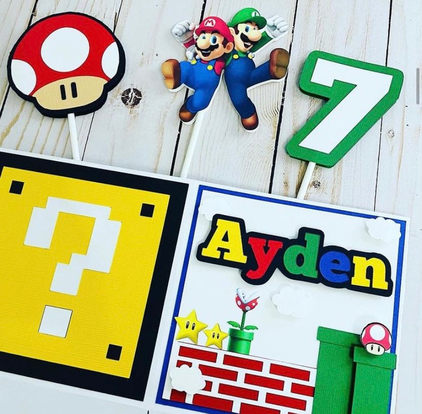 Mario Bros Centerpiece - Etsy