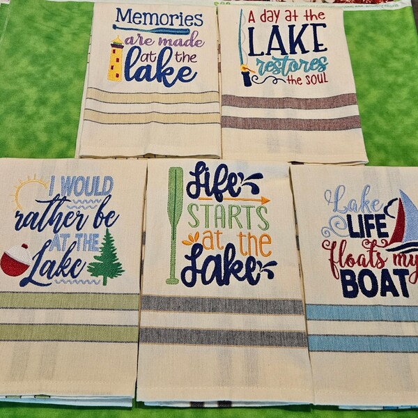 Exclusive Lake Love II  "Machine Embroidery Designs" (Full Set of Five Designs)