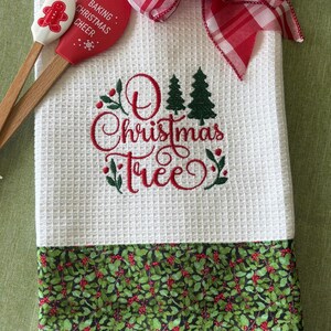 Elegant Christmas Lettering I -- Machine Embroidery Designs: (Set of 6) (4x4, 5x7 & 6x10 Hoops) Gifts. Best seller at market. Classic words. image 2