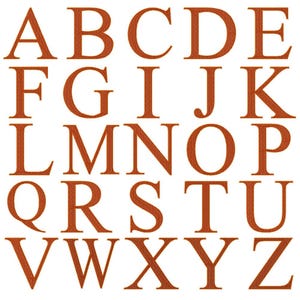 Alphabet Fall Foliage 