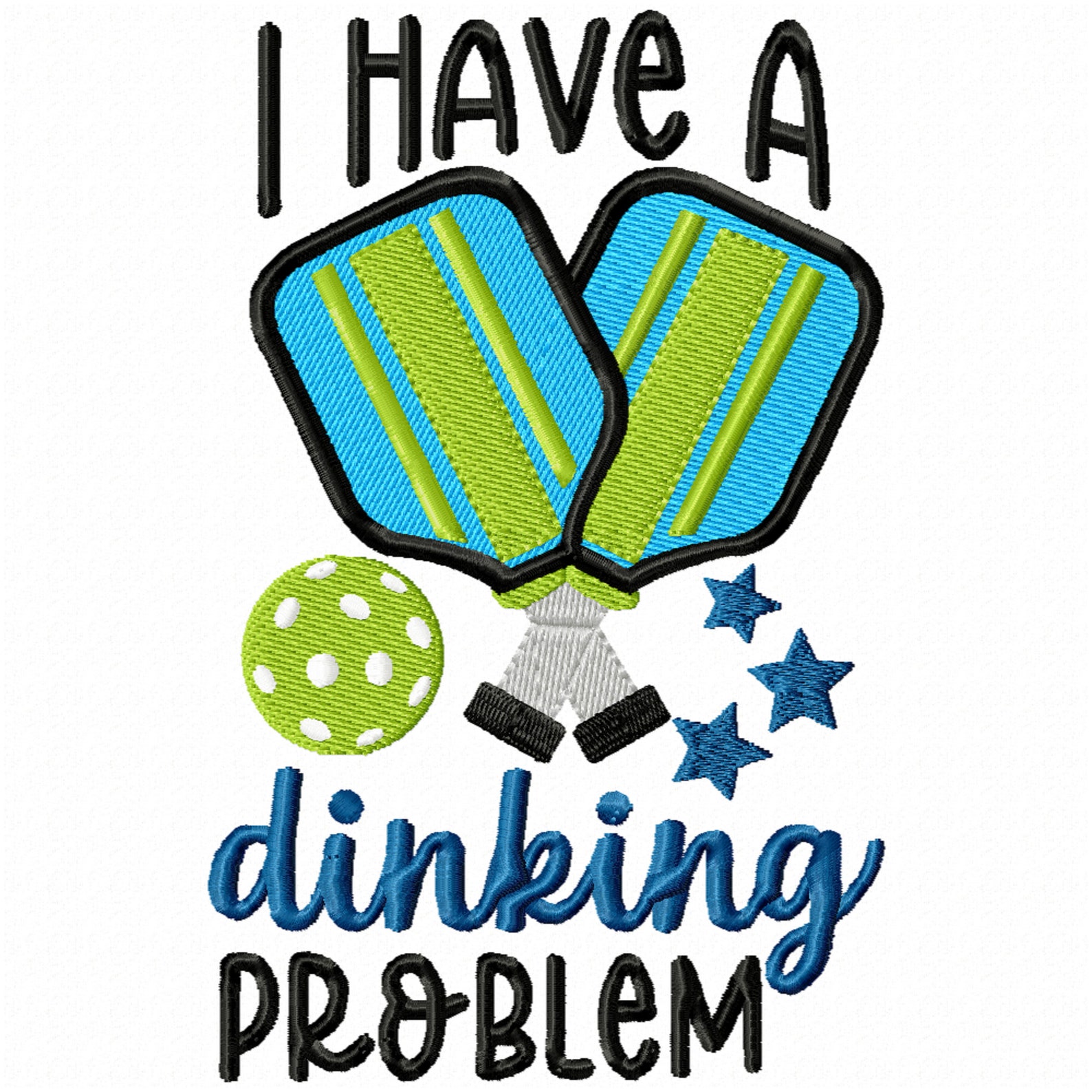 Pickleball I machine Embroidery Designs full Set Etsy