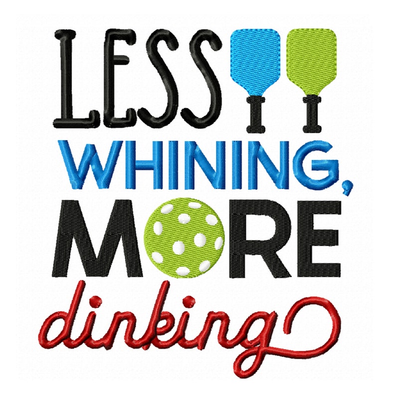 Pickleball IV machine Embroidery Designs full Set Etsy