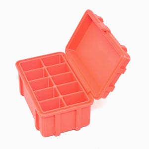 9 Volt Locking Battery Storage Box Container (Holds 10 Batteries)