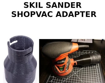 2.5" OD Shop Vac Vacuum Hose Adapter for SR211601 Skil Random Orbit Sander