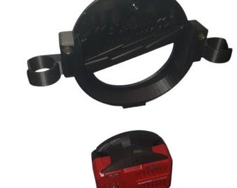 3D printed Wall Hanger for Milwaukee M18 Vacuum Cleaner