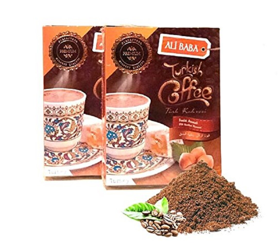 Hazelnut Turkish Ground Coffee Premium Authentic Quality 7 Ounce - Etsy