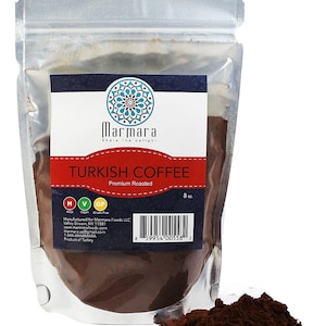 Marmara Premium Roasted Turkish Coffee 8 Oz