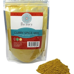Marmara Mediterranean All Natural Curry Seasoning, No Preservatives, Pure Seasoning Mixes (2-Pack4 Ounce Each)