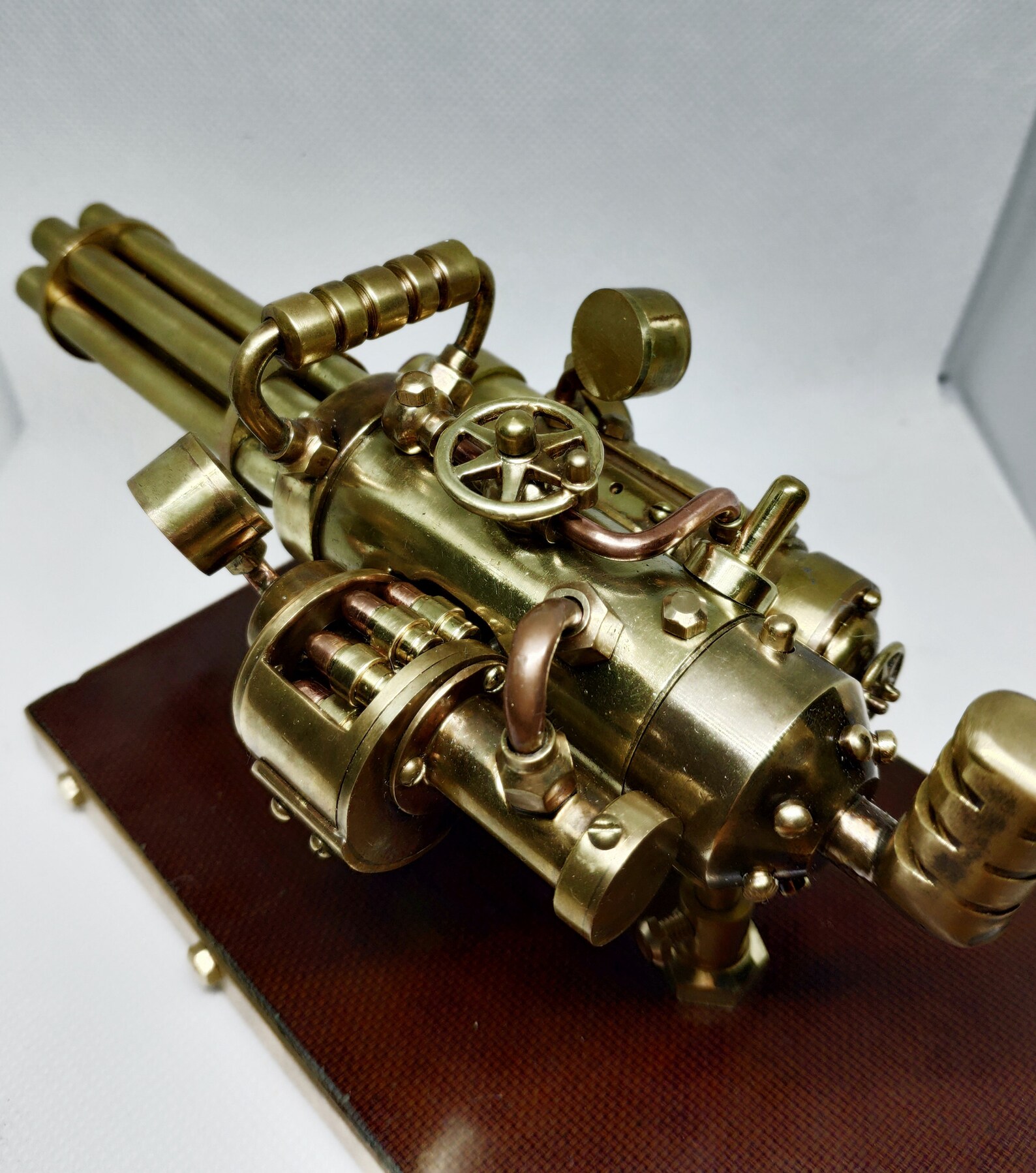 Steam powered Gatling Gun. Interior decoration. Souvenir Etsy