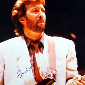 Eric Clapton z autografem i zdjęciem 16x20 JSA COA