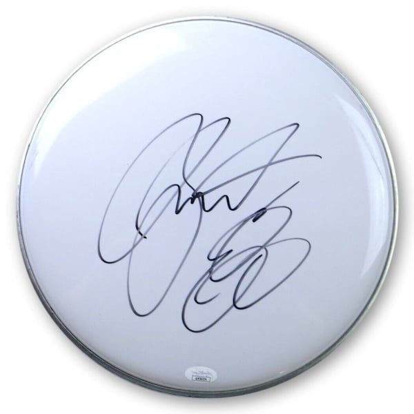 Jason Bonham Led Zeppelin Signed Autographed 12" Drumhead JSA COA