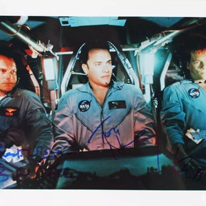 Tom Hanks, Bill Paxton & Kevin Bacon Autographed Signed Apollo 13 8x10 Photo JSA COA