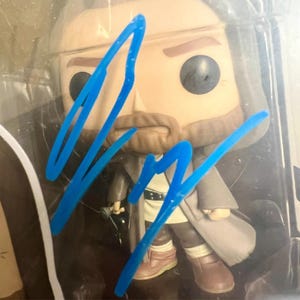 Ewan McGregor Autographed Signed Obi Won Kenobi Star Wars Funko Pop BECKETT COA