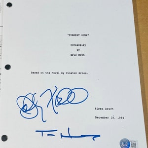 Tom Hanks & Sally Fields Autographed Signed Forrest Gump Movie Script Beckett COA
