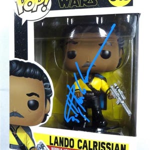 Billy Dee Williams Autogrpahed Signed Star Wars Lando Calrissian Funko Pop Figure JSA COA