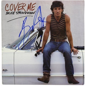 Bruce Springsteen Signed Autographed Cover Me Album Cover BECKETT COA