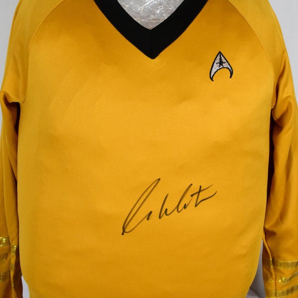 William Shatner Star Trek Autographed Signed Captain Kirk Shirt BECKETT Holo