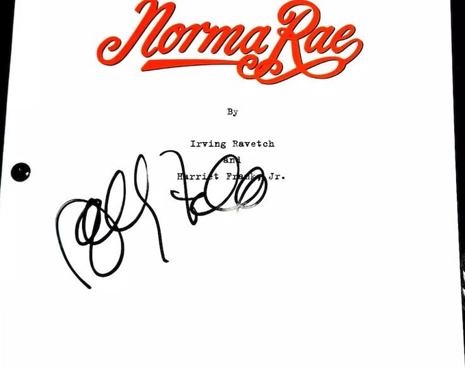 Sally Field Autographed Signed Norma Rae Full Movie Script BECKETT COA ...