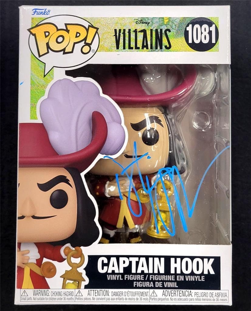 Dustin Hoffman Signed Autographed Captain Hook Funko Pop Figure Beckett COA  -  UK