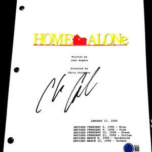 Chris Columbus Signed Autographed Home Alone Script BECKETT