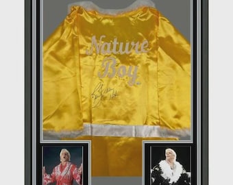 Ric Flair Autographed Signed Framed Nature Boy Wrestling Robe JSA COA