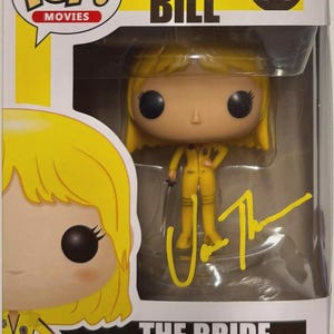 Uma Thurman Autographed Signed Kill Bill The Bride Funko Pop Figure BECKETT