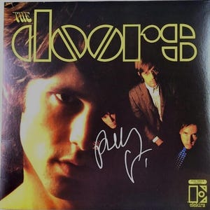 Robby Krieger Autographed Signed The Doors Album Beckett COA